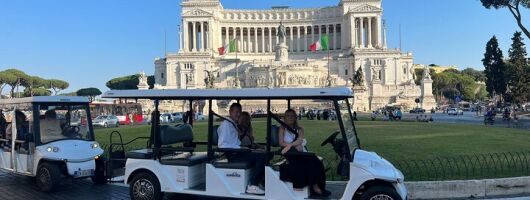 Private Golf Cart Tour of Baroque Rome