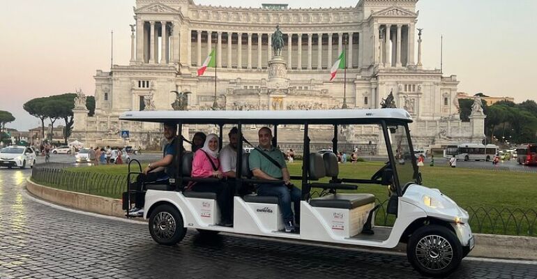 Rome Eco-Friendly Golf Cart City Tour