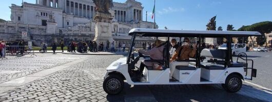 Rome Golf Cart Tour -Up to 6