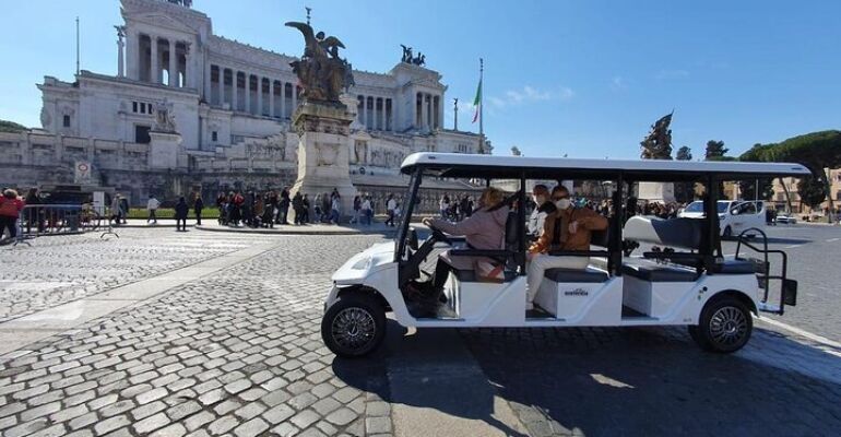 Rome Private Golf Cart Tour Experience