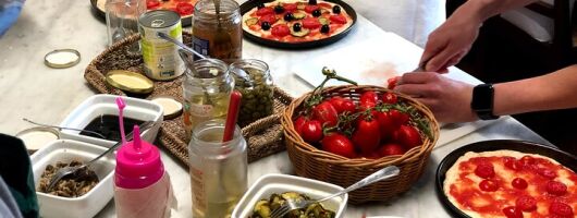 Pasta and Pizza cooking class in Cortona