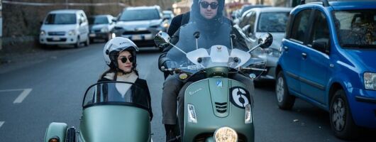 Private Vespa Sidecar Tour with Hotel Pickup 