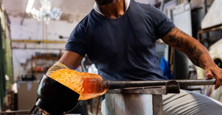 Venice Murano Glass Blowing Workshop Experience
