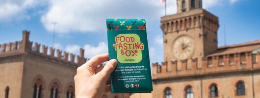 Bologna Food Tasting box- Audio Guided Tour with Food Tasting