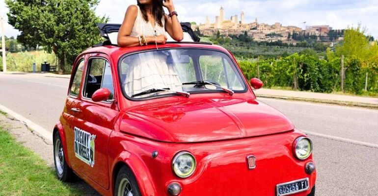 Tuscany Vintage Fiat 500 Scenic Tour