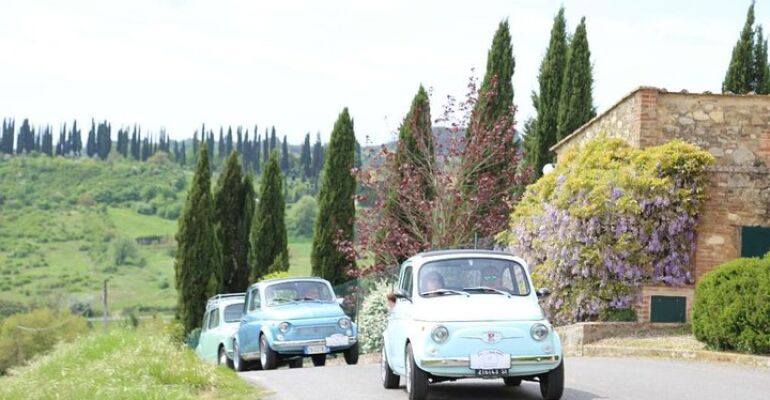Tuscany Vintage Fiat 500 Winery Tour