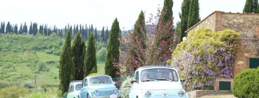 Vintage Fiat 500 Tour from Siena: Tuscan Hills and Winery Lunch