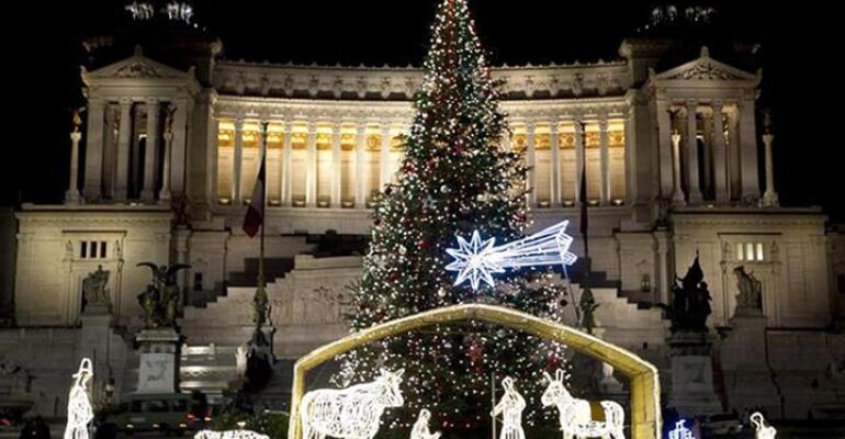 Rome Christmas Lights Walking Tour