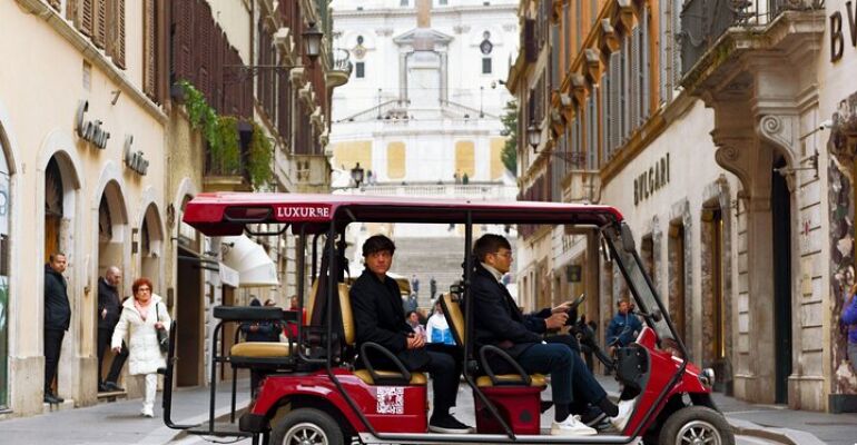 Rome Iconic Landmarks Golf Cart Tour