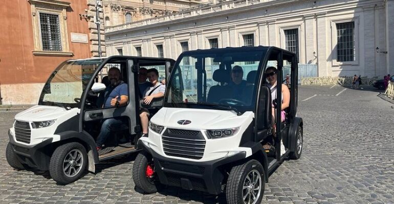 Rome Golf Cart Historic City Tour