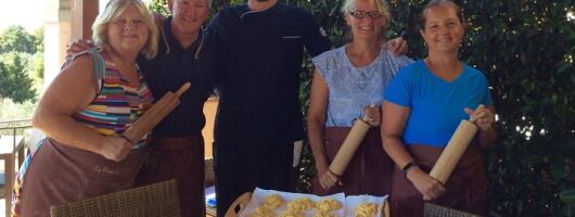 Cooking class for small group in a 19th century villa Florence