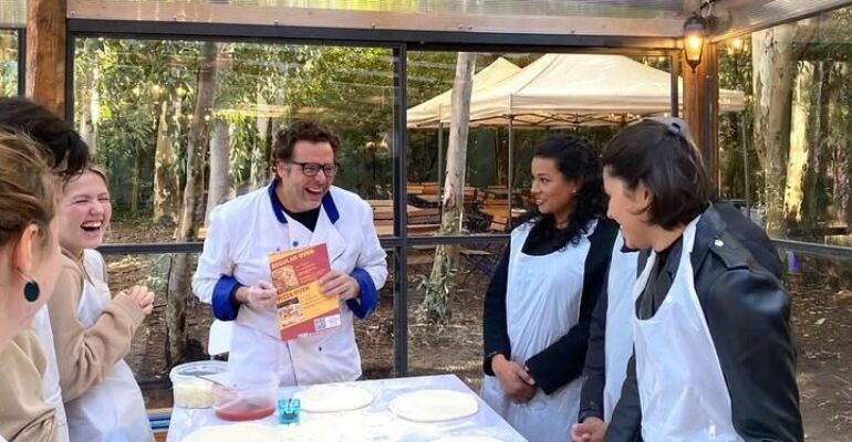 Rome Cooking Class: Make Pizza and Pasta with Wine & Dessert