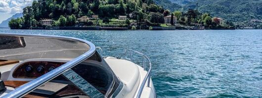 Private guided speedboat cruise on Lake Como from 1H to 4H