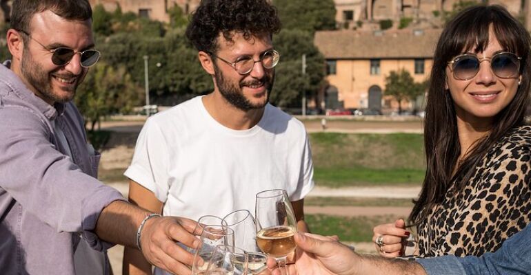 Rome Vintage Minibus Sunset City Tour