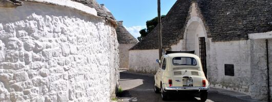Private and Guided Tour with Vintage Fiat in Ostuni and Cisternino
