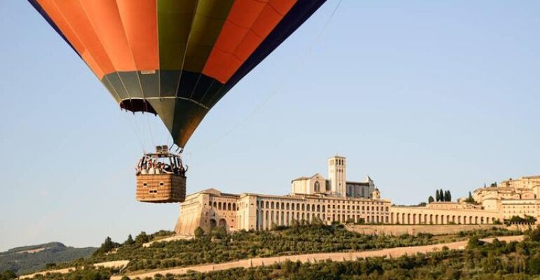 Bevagna Hot Air Balloon and Wine Experience