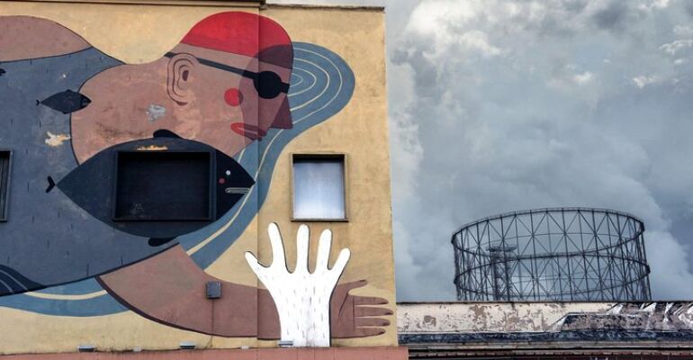 Rome Street Art and Industrial Tour