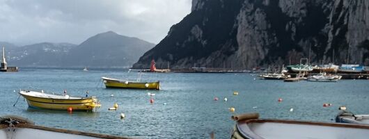 Boat trip to Capri with the Capri sandwich