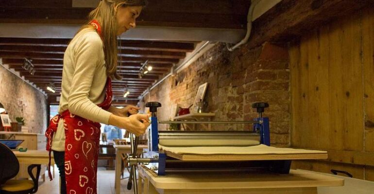 Venice Artisan Printmaking Demonstration Experience