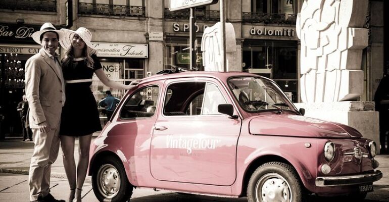 Milan Vintage Fiat 500 City Tour