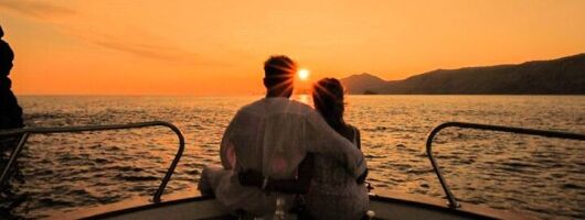 Capri sunset tour on a private typical boat