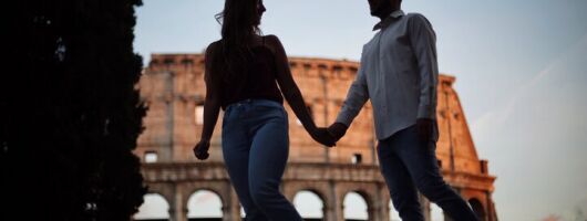 Photo Shooting in Rome with Professional Camera
