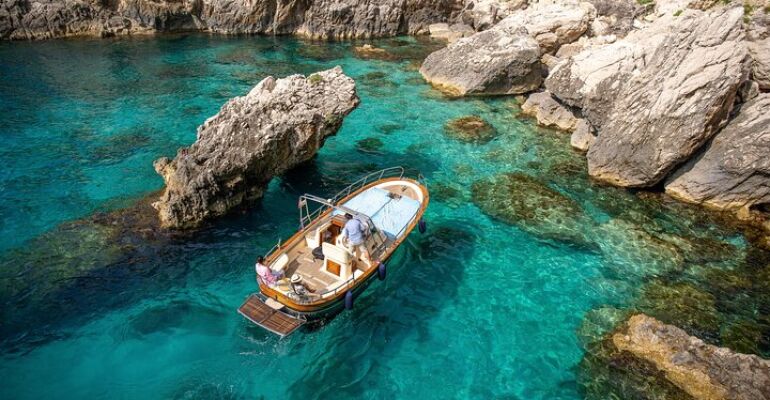 Capri Island Boat Tour and Swimming Adventure