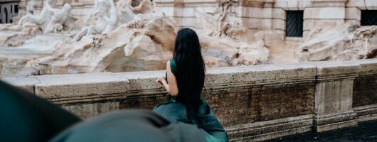 Private Flying Dress Photoshoot in Rome