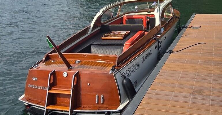 Como Scenic Boat Tour on Vintage Swiss Craft