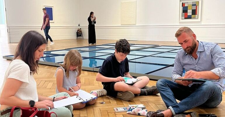 Rome Family Artistic Journey at Gallery