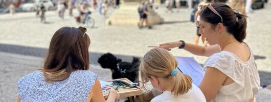 Private Family Scavenger Hunt & Art Lab Tour – Rome Landmarks
