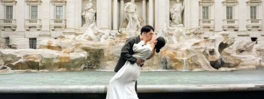 Rome Early Morning Private Photoshoot at the Trevi Fountain