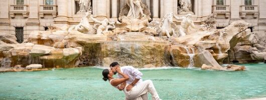 Rome: Trevi Fountain Photoshoot, Private & Early Morning