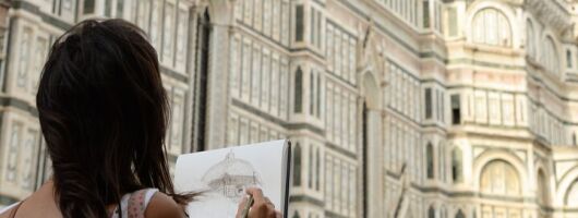 Private Sketching Activity in Florence