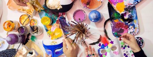 Mask-making workshop in the heart of Venice