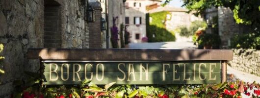 Borgo San Felice - Heli Wine Tour from Florence