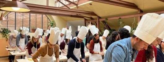 Cooking class with fresh pasta, meat and tastings of 4 wines
