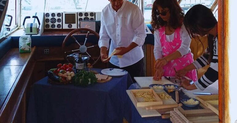 Castellammare Culinary Pasta and Boat Experience