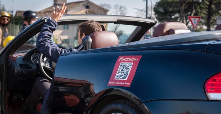 Rome Luxury Convertible Tour and Food Tasting