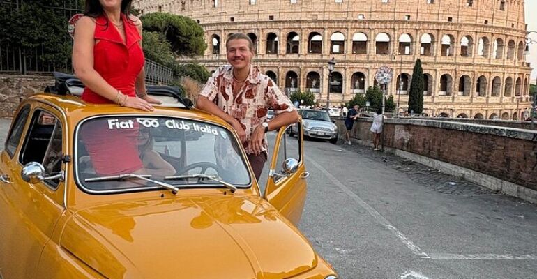 Rome Vintage Fiat 500 Scenic Adventure