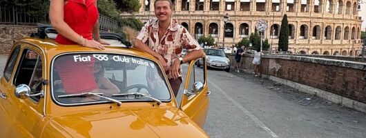 Vintage Rome Unveiled: A Fiat 500 Journey Through Time