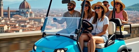 Florence Tour - 60 Minutes by Golf Cart with Multilingual Guide