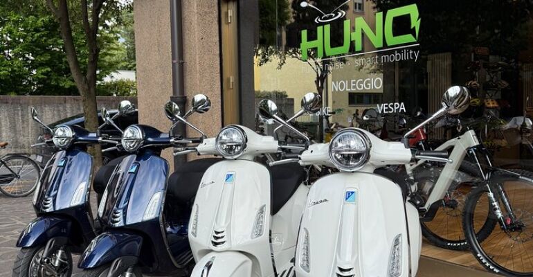 Bergamo Vespa Rental and Scenic Adventure