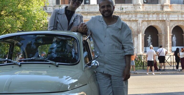 Rome Vintage Fiat 500 Landmarks Tour
