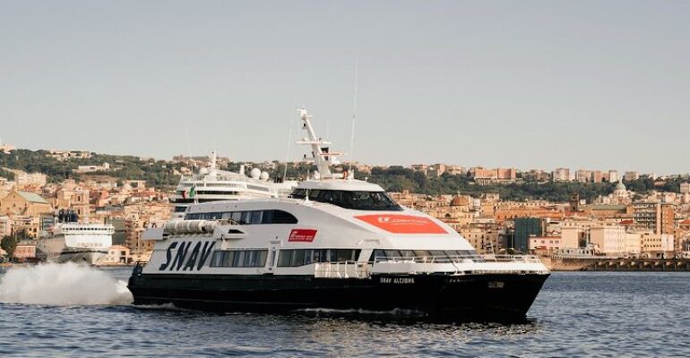 Naples to Procida High-Speed Ferry Crossing