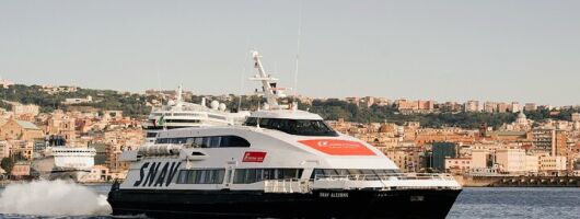 Ferry Journey between Naples and Procida