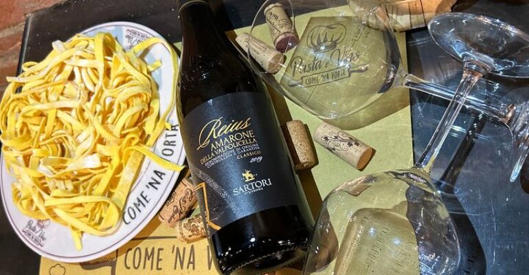 Rome Pasta Making and Wine Pairing Class