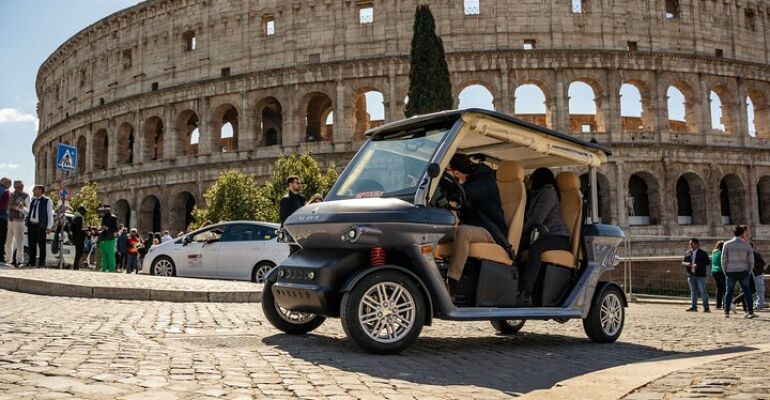 Rome Private Golf Cart Tour Experience