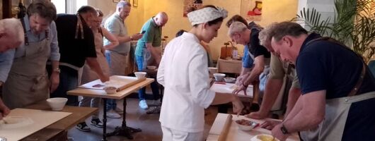 Learn how to make pasta and enjoy lunch in the heart of Bologna