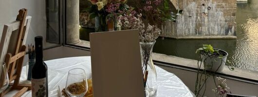 Paint and Wine Experience with Ponte Vecchio View